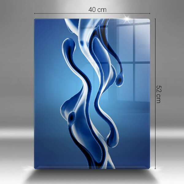 Sklenená doska na krájanie Abstrakcia tekutín