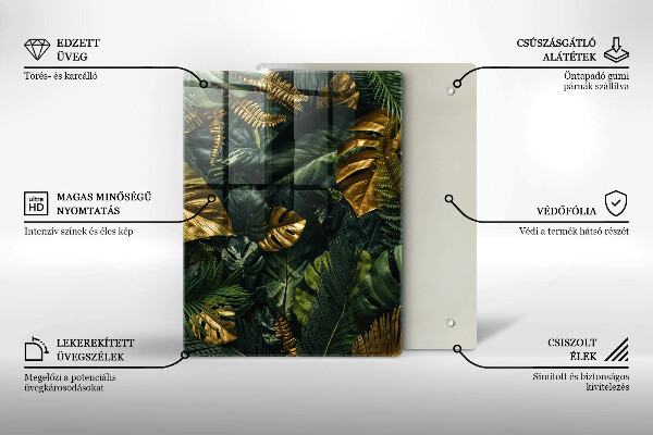 Sklenená doska na krájanie Abstrakcia tekutín