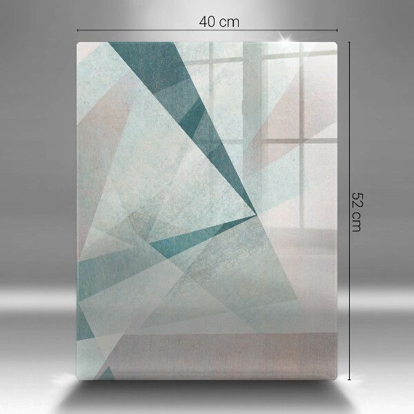 Kuchynská doska zo skla Ostrá abstrakcia