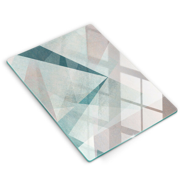 Kuchynská doska zo skla Ostrá abstrakcia