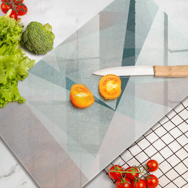 Kuchynská doska zo skla Ostrá abstrakcia