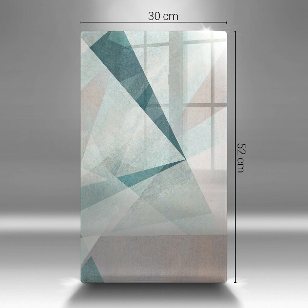 Kuchynská doska zo skla Ostrá abstrakcia