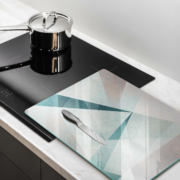Kuchynská doska zo skla Ostrá abstrakcia