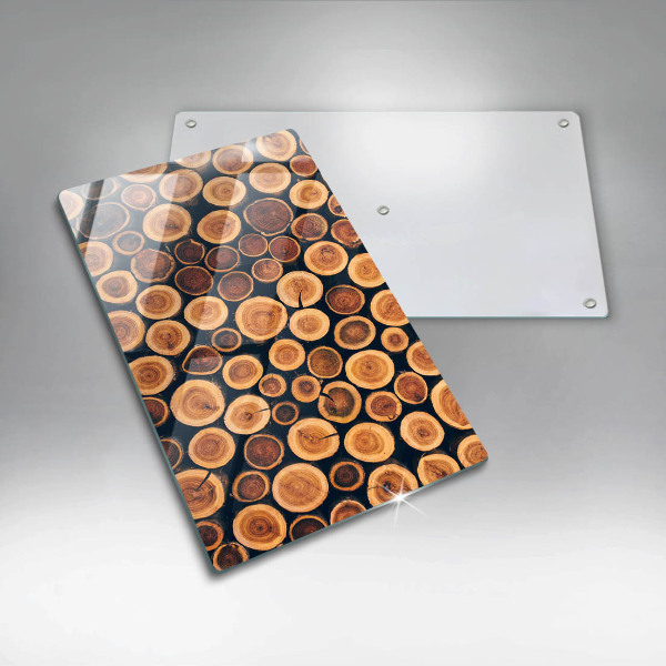 Kuchynská doska zo skla Drevené pne stromov