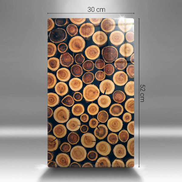 Kuchynská doska zo skla Drevené pne stromov