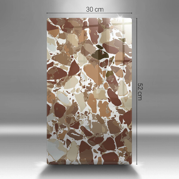 Sklenená doska na krájanie Kamenné ozdobné škvrny