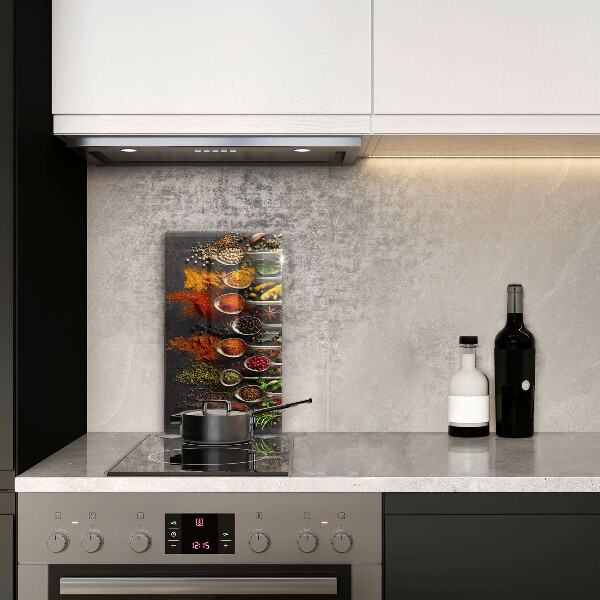 Kuchynská doska zo skla Lyžice s korením