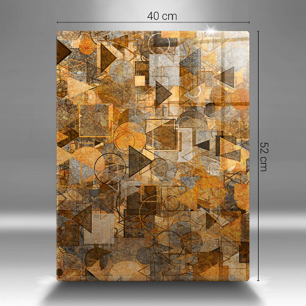 Kuchynská doska zo skla Bezšvový vzor geometrických útvarov