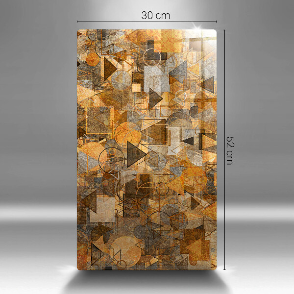 Kuchynská doska zo skla Bezšvový vzor geometrických útvarov