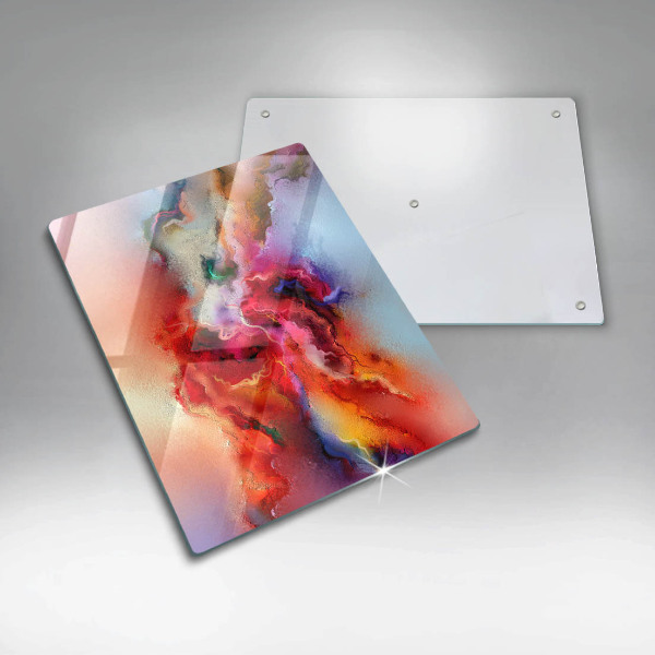 Kuchynská doska zo skla Dymová abstrakcia