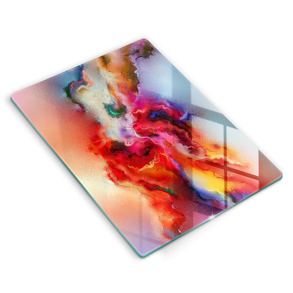 Kuchynská doska zo skla Dymová abstrakcia