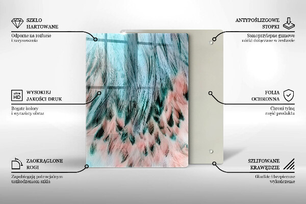 Kuchynská doska zo skla Dymová abstrakcia