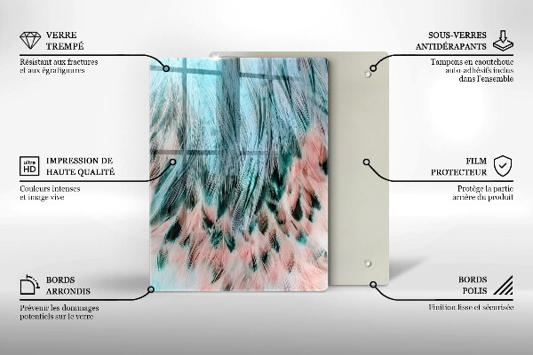 Kuchynská doska zo skla Dymová abstrakcia