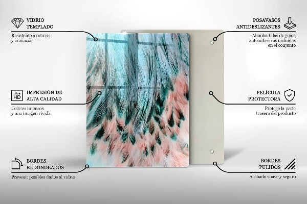 Kuchynská doska zo skla Dymová abstrakcia
