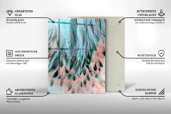 Kuchynská doska zo skla Dymová abstrakcia