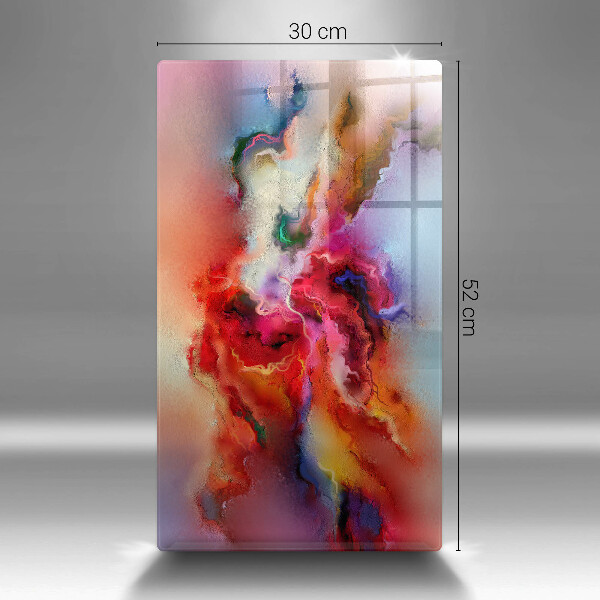 Kuchynská doska zo skla Dymová abstrakcia