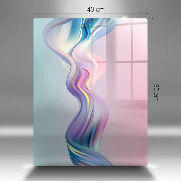 Sklenená doska na krájanie Pastelová abstrakcia