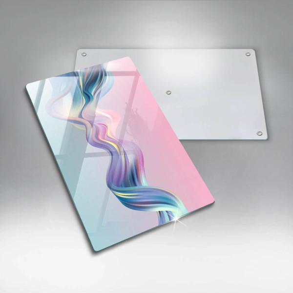 Sklenená doska na krájanie Pastelová abstrakcia