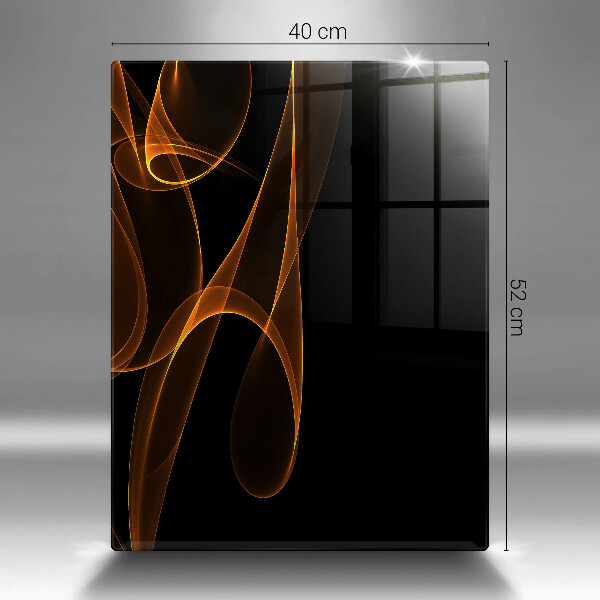 Kuchynská doska zo skla Abstraktné línie