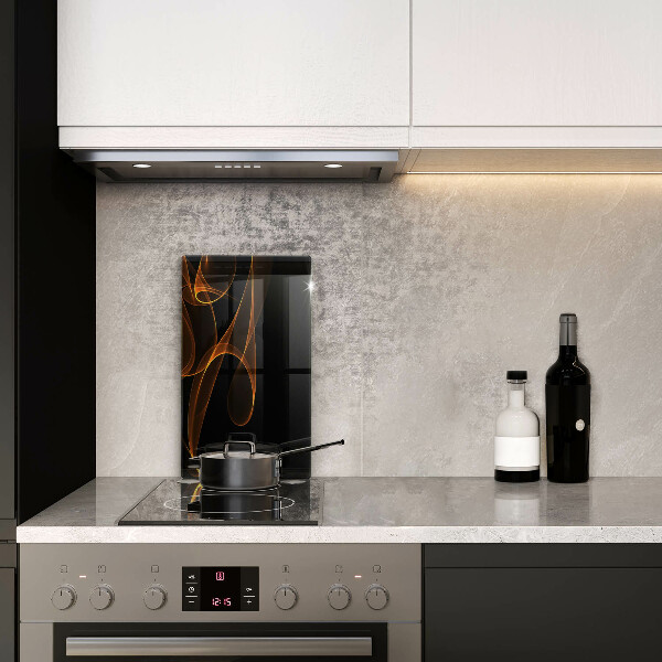 Kuchynská doska zo skla Abstraktné línie