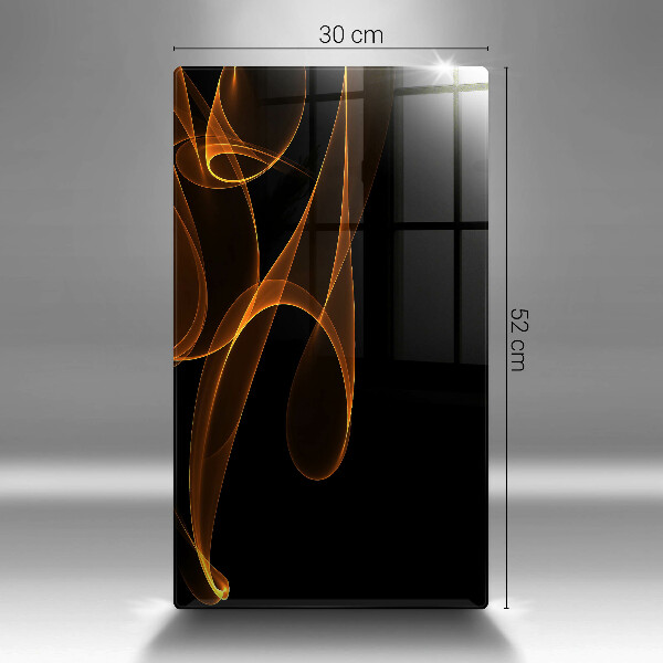 Kuchynská doska zo skla Abstraktné línie