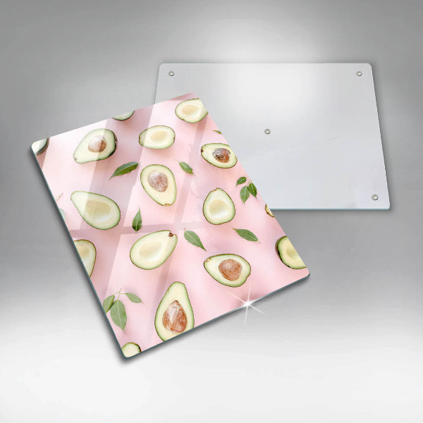 Kuchynská doska zo skla Avokádový vzor