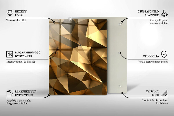 Kuchynská doska zo skla Avokádový vzor