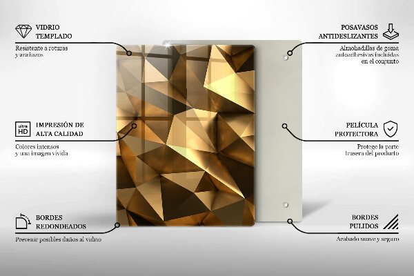 Kuchynská doska zo skla Avokádový vzor