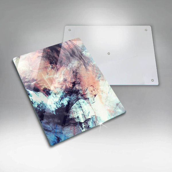 Kuchynská doska zo skla Maľovaná abstrakcia