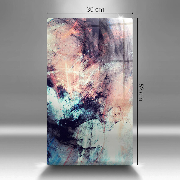 Kuchynská doska zo skla Maľovaná abstrakcia