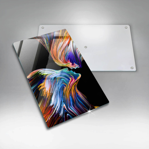 Kuchynská doska zo skla Bozk abstrakcia