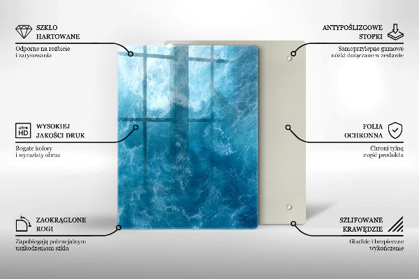 Kuchynská doska zo skla Maľovanie abstrakcie