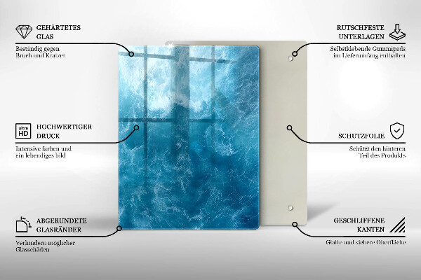 Kuchynská doska zo skla Maľovanie abstrakcie
