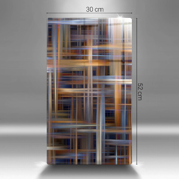 Kuchynská doska zo skla Abstraktné farebné čiary