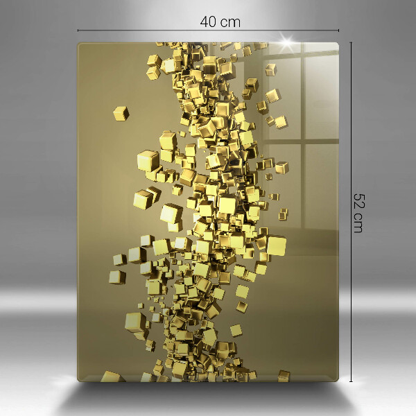 Kuchynská doska zo skla Abstraktná 3D geometria