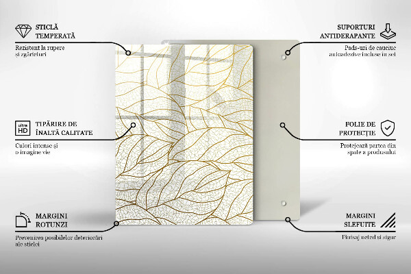Kuchynská doska zo skla Abstraktná 3D geometria