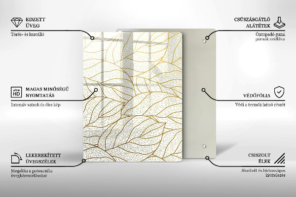 Kuchynská doska zo skla Abstraktná 3D geometria