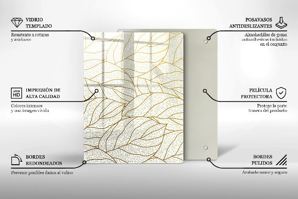 Kuchynská doska zo skla Abstraktná 3D geometria