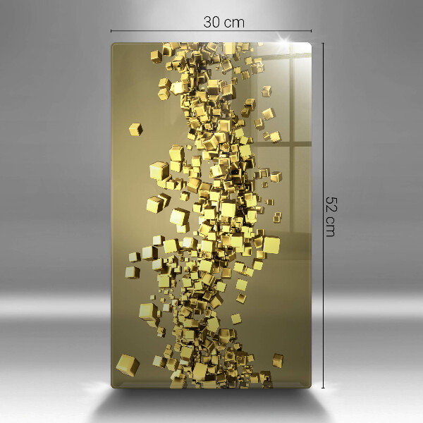 Kuchynská doska zo skla Abstraktná 3D geometria