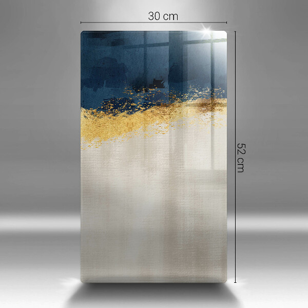 Kuchynská doska zo skla Zlatá abstrakcia