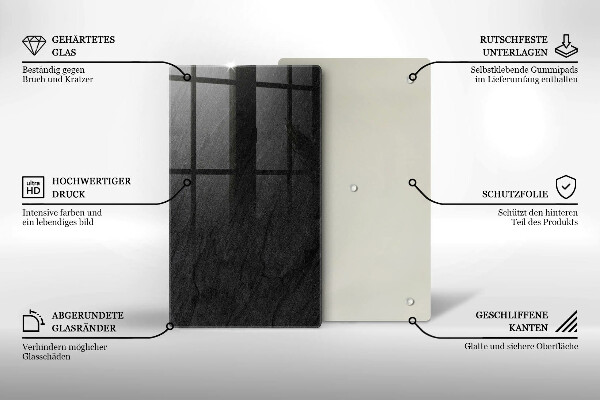 Kuchynská doska zo skla Textúra kameňa