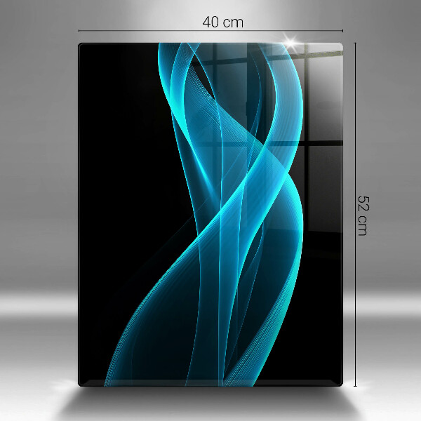 Kuchynská doska zo skla Modrá abstrakcia