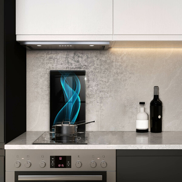 Kuchynská doska zo skla Modrá abstrakcia