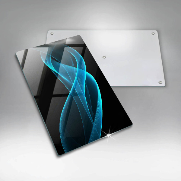 Kuchynská doska zo skla Modrá abstrakcia