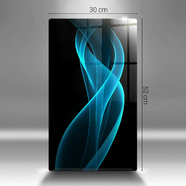 Kuchynská doska zo skla Modrá abstrakcia