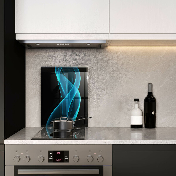 Kuchynská doska zo skla Modrá abstrakcia