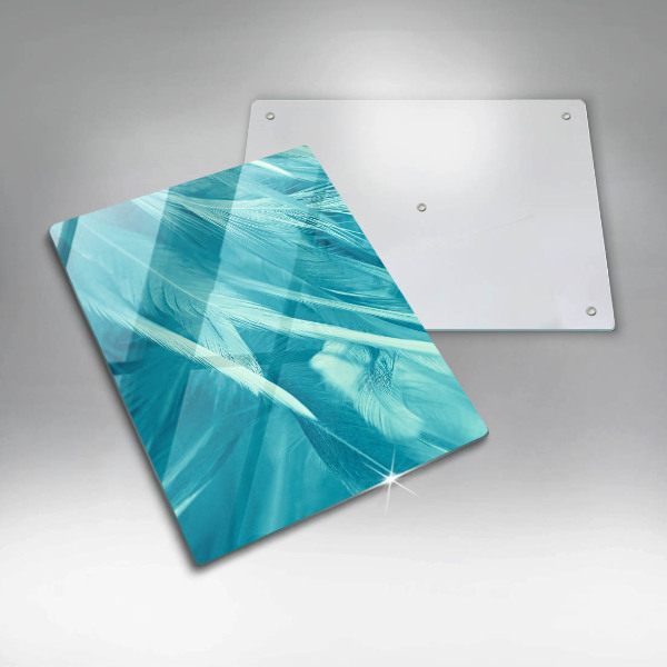 Kuchynská doska zo skla Jemné perie