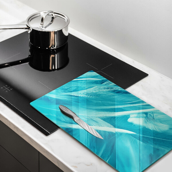 Kuchynská doska zo skla Jemné perie