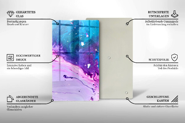 Kuchynská doska zo skla Abstrakce atramenty