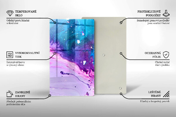 Kuchynská doska zo skla Abstrakce atramenty